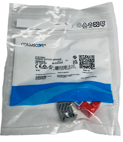 COMMSCOPE 760092379 MGS600 Orange GigaSpeed X10D RJ45 CAT6A Modular Jack 18 Each