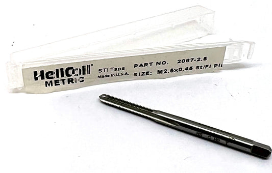 STI Taps 2087-2.5 Heli-Coil Metric 2.5MM Tap MX2.5X.045 St/Fl NEW