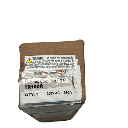 TR150R Ferraz Shawmut 150Amp 250 Volt RK5 Time Delay Dual Element Fuse UL CSA CE
