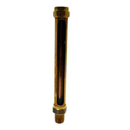 LDI Vented Oil Level Gauge Brass with Tubular Glass Viewing Window G307-2 5HD42