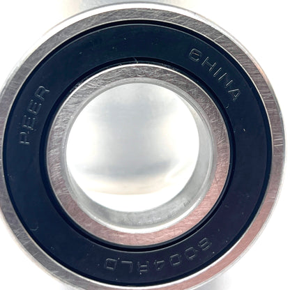 PEER Bearings 6004-2RLD-C3 Double Rubber Sealed Steel Ball New Lot of 11 each