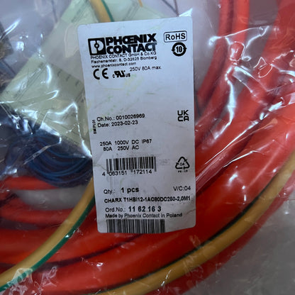 Phoenix Contact Vehicle Charging Cable Inlet 1162163 CHARX TIHBI12-1AC80DC250-2