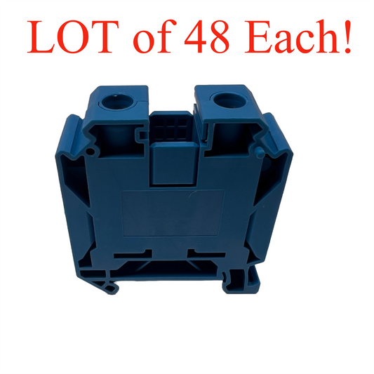 PHOENIX CONTACT UK 35N BU 3058350 Lot/48 ea Feed-through Terminal Block Blue New