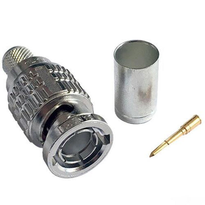 100 Each CANARE BCP-D55UHD 75 Ohm UHD Crimp Male BNC Plug New