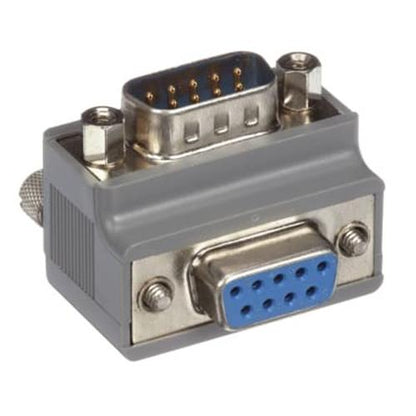 LCOM DG909MF2 Adapter D-Sub 9 Male / D-Sub 9 Female Right Angle Lot of 10 Each
