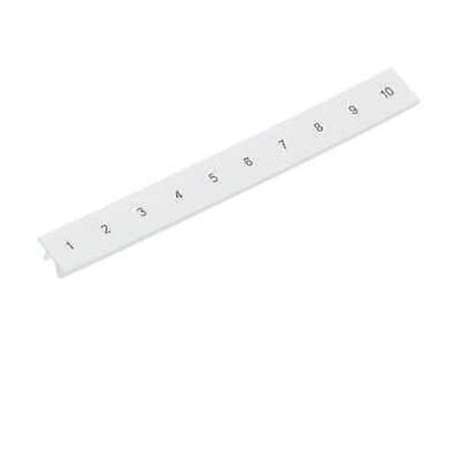 10 each Phoenix Contact 1052015:0001 Preprinted Terminal Marker Strips 1-10