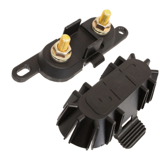 MFH-M11-SB - GEP PP Black Mega Fuse Holder for 100-300A Mega Fuses New