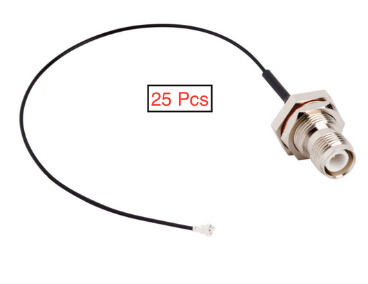 Amphenol RF Cable Assembly 336212-12-0200 AMC Plug to RP-TNC 6 GHz 50 Ohm 25 Pcs