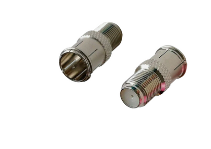 F59 Male Push on Antenna Cable Adapter RF Connector For RG6 or RG59 BA124 Pkg/50