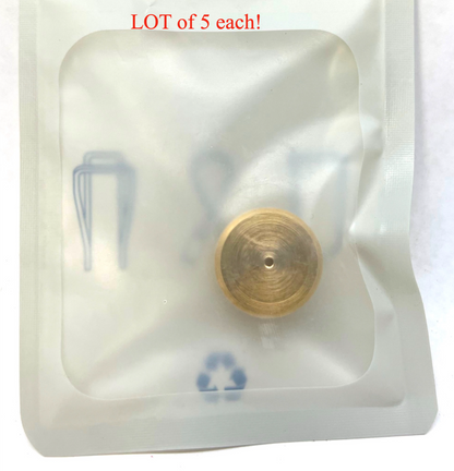 LOT of 5 Brass Incense Holder Simple Clean Essential Design Minimalistic Style