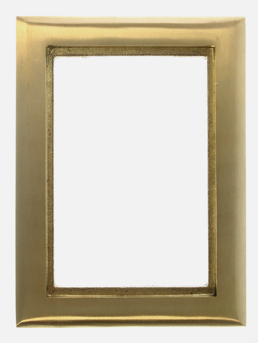 New! HUBBELL SYSTEMS SB3084 BRASS 2-GANG CARPET FLANGE RECTANGULAR