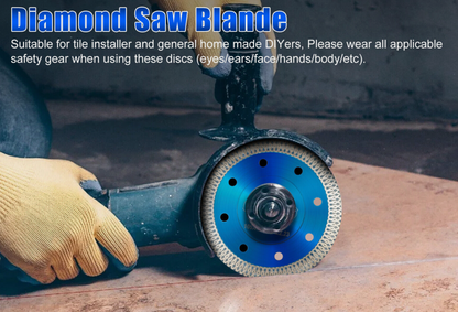 Porcelain Tile 4.5" Thin Diamond Dry/Wet Cutting Blade Grinder Disc H9C2700 New