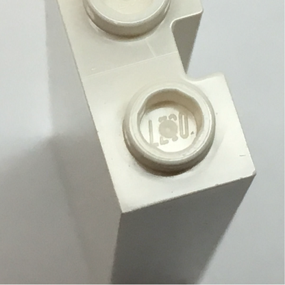 Genuine LEGO White Brick Modified 1x2x5 Garage Door Groove #88393 Lot of 25 pcs