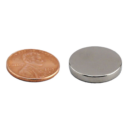 15 Pcs Neodymium Disc Magnet 3/4" X 1/8" ND45 N45 With Separator Plastic Discs