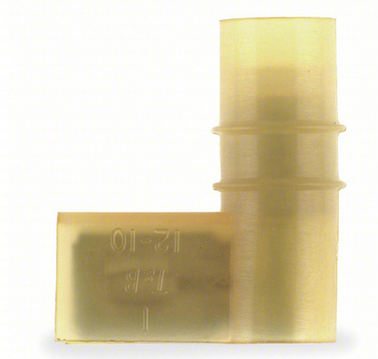 50 Pcs STA-KON Thomas & Betts T&B 3KG59 12-10AWG Flag Disconnect Yellow 1/4" Fe