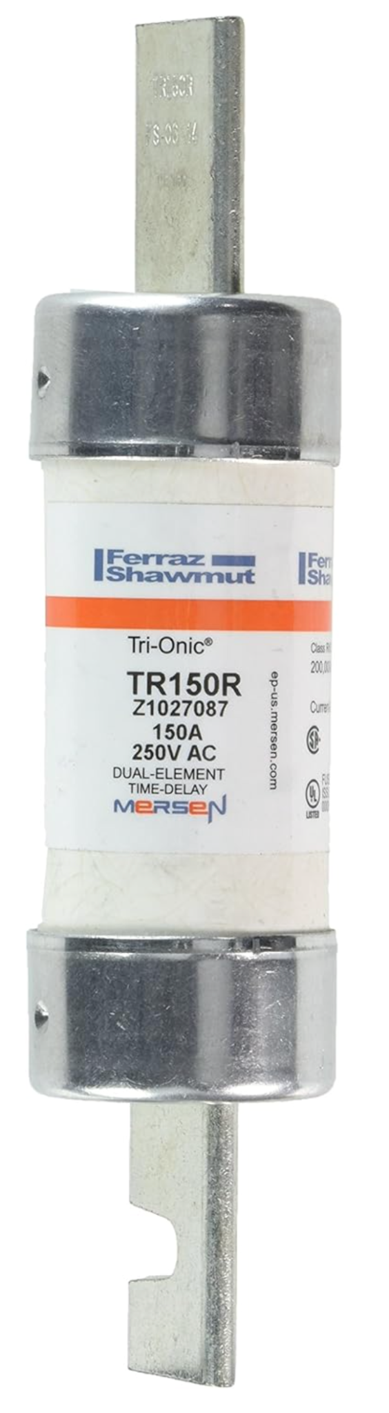 TR150R Ferraz Shawmut 150Amp 250 Volt RK5 Time Delay Dual Element Fuse UL CSA CE