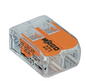 WAGO 221-412 Splicing Connector 100 Each 2 Conductor Compact Connectors 24-12 GA
