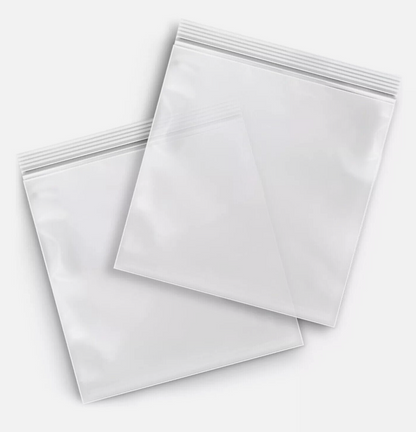 4"X6" 2 MIL Clear Zipper Bags LDPE MGZ2P0406 1000 pcs (10 Dispenser Bags of 100)
