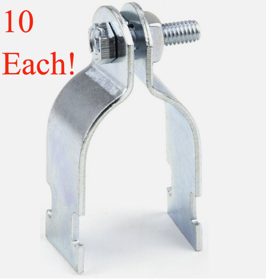 L.H. Dottie SC200R 2" 800 Lb Rated Steel Rigid Universal Strut Clamps 10 Each