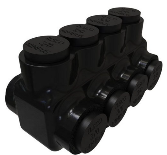 ILSCO PBTD-4-3/0 NIMBUS Insulated Multi-Tap Dual Sided Entry Connector 6 Each