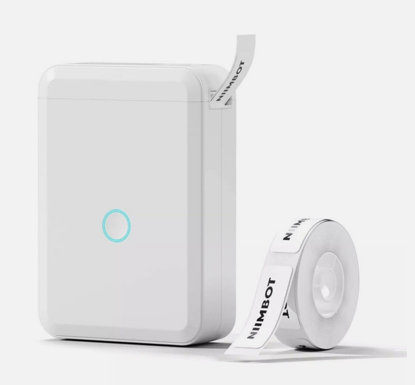 NimBot D110 Portable Bluetooth Wireless Thermal Label Printer White New/ Sealed