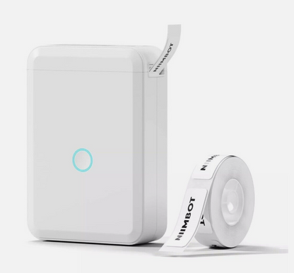 NimBot D110 Portable Bluetooth Wireless Thermal Label Printer White New/ Sealed