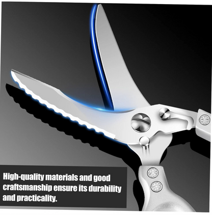 2 each Poultry Shears Heavy Duty Kitchen Shears Cut Bone Chicken Fish Meat