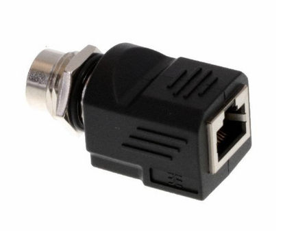 Weidmueller Adapter Circular Fe-Fe 4 Pos M12 To Modular RJ45 Jack 8901620000 New