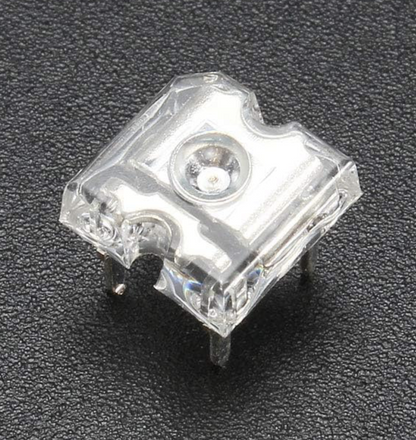 AMBER LED 585-590nm 4 Pin 1000-1500 MCD Superflux Clear 2.0-2.5V 10 Each
