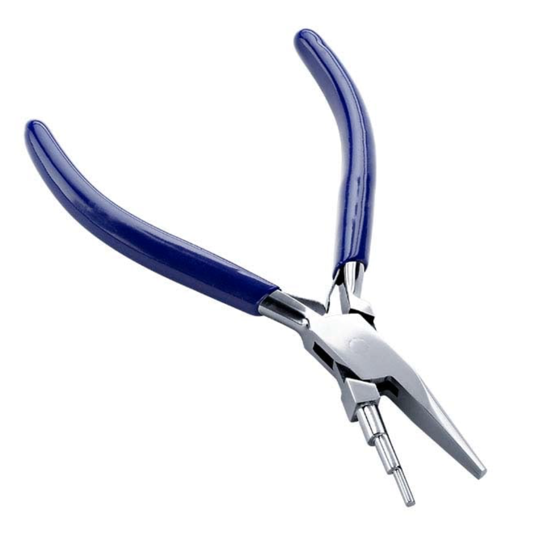 Stepped Round & Chain-Nose Wire-Wrapping Pliers 2.4MM 4.1MM 5.2MM 119323