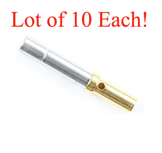 DEUTSCH T.E. 0462-201-1631 Gold Crimp Contact Terminal 16-20AWG FE Socket 10 Pcs