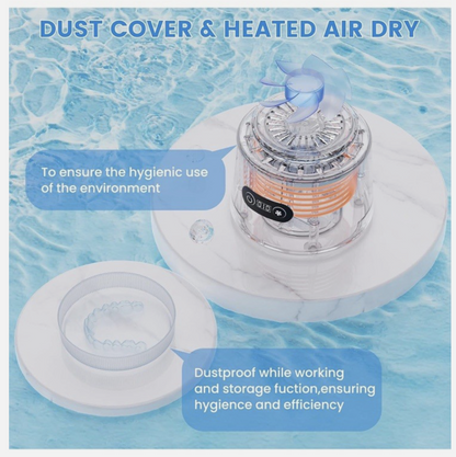 Ultrasonic Cleaner UC01 UV Sterilizing Dentures Dental Retainers Jewelry 2 Each!
