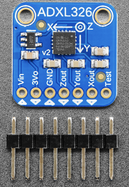 5 Analog Devices ADXL326 - 5V ready triple-axis accelerometer (+-16g analog out)