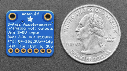5 Analog Devices ADXL326 - 5V ready triple-axis accelerometer (+-16g analog out)
