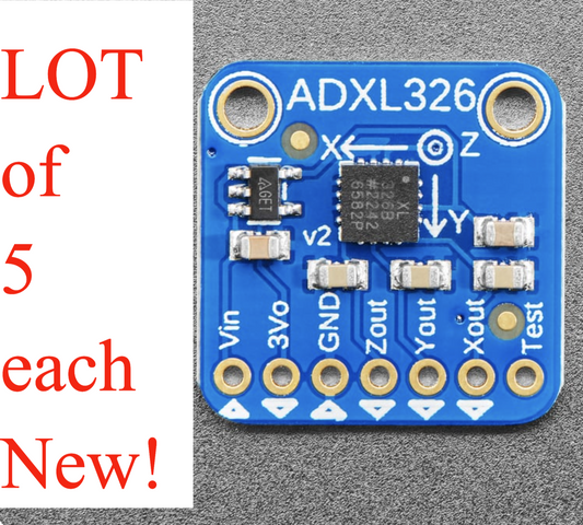 5 Analog Devices ADXL326 - 5V ready triple-axis accelerometer (+-16g analog out)