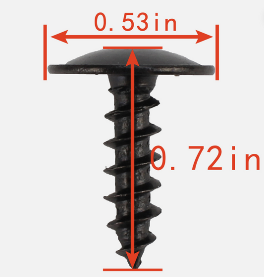 30pcs Fit for Porsche VW Audi Fender Liner Self Tapping T20 Torx Screw N90974701