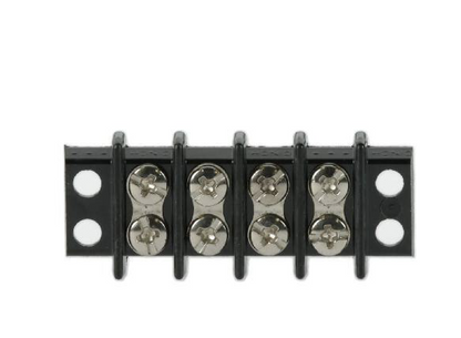 Cinch 4-140 Double Row 4 Circuit Screw Barrier Strip .375 16-22AWG Box of 126 Ea
