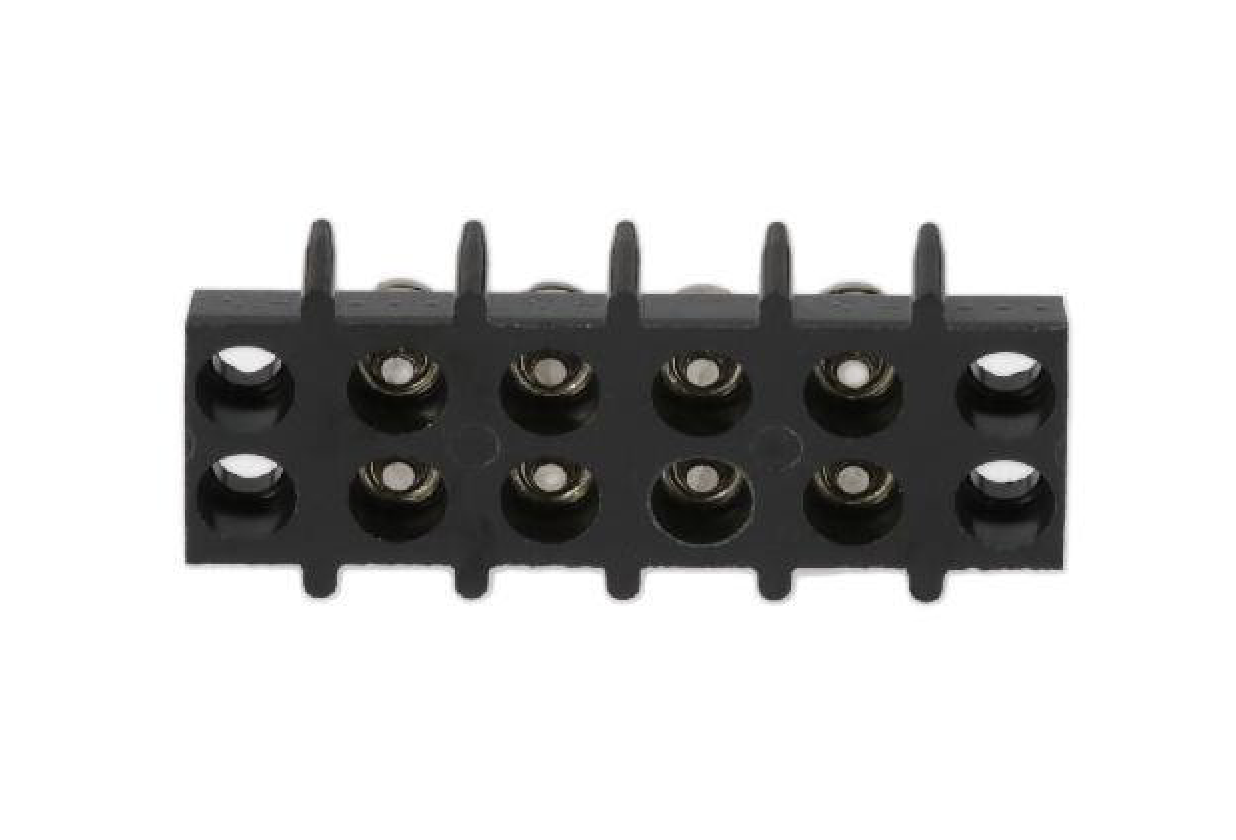 Cinch 4-140 Double Row 4 Circuit Screw Barrier Strip .375 16-22AWG Box of 126 Ea