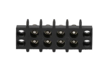 Cinch 4-140 Double Row 4 Circuit Screw Barrier Strip .375 16-22AWG Box of 126 Ea