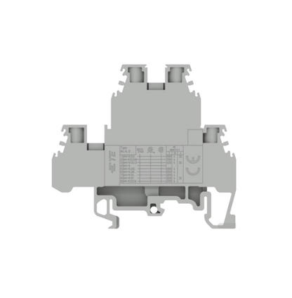 TE Entrelec 1SNA115271R2200 Terminal Block, Din Rail, 4Pos, 22-12Awg Box of 50