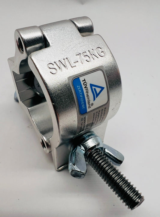 TUV Reinland SWL-75KG Mini Aluminum Stage Clamp 75KG (165Lbs) New Lot of 10 each