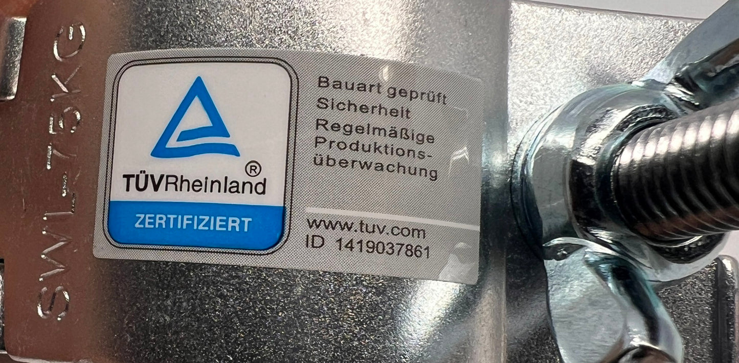 TUV Reinland SWL-75KG Mini Aluminum Stage Clamp 75KG (165Lbs) New Lot of 10 each