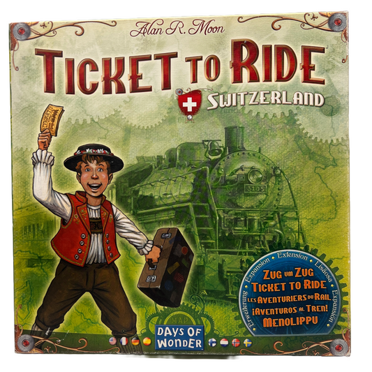 Days of Wonder Ticket To Ride Switzerland Expansion Game