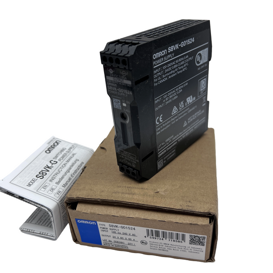 Omron S8VK-G01524 Switching Power Supply IN 100-240VAC OUT 24VDC .65A New in Box