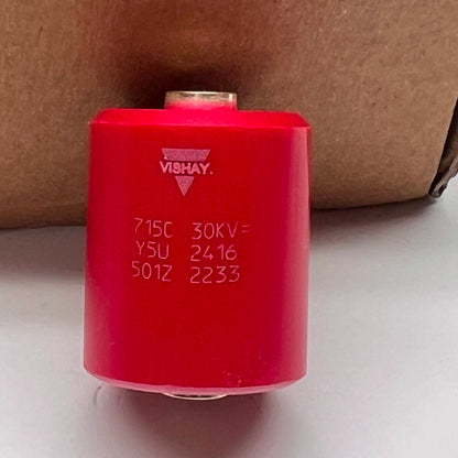 VISHAY 715C30DKT50 Capacitor High Voltage Ceramic 500PF 30KV Y5U -20+80% New