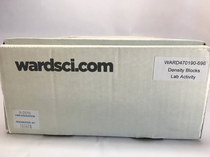 WARDS Science 470190-698 Density Blocks Lab Activity Classroom Scientific Kit