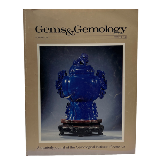Gems & Gemology GIA Journal Volume 17 XVII No. 4 Winter 1981