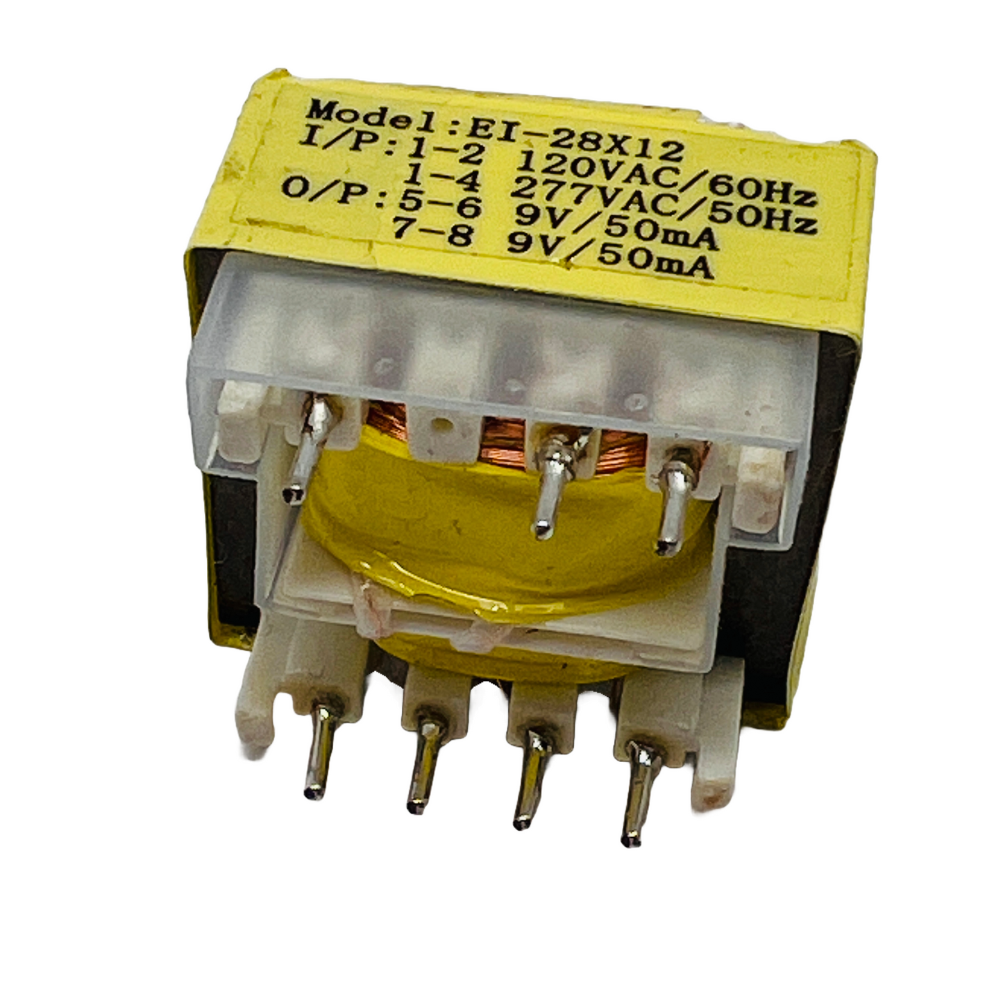 Transformers 120V In 9V 50 mA Out Dual EI28X12 - 12 Each New PC Mount