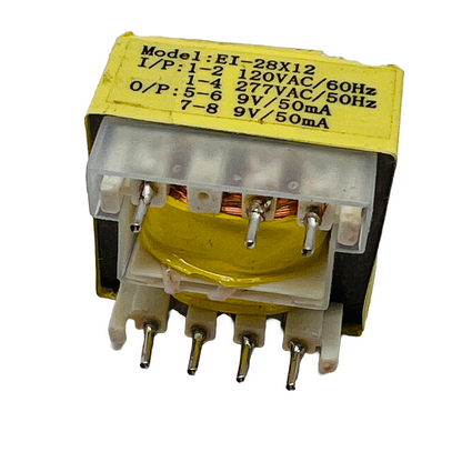 Transformers 120V In 9V 50 mA Out Dual EI28X12 - 12 Each New PC Mount