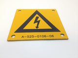 2 Metal Porcelain Enamel Sign WARN High Voltage Electrical Shock Hazard New OSHA